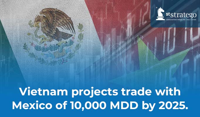 Vietnam projects trade with Mexico of 10,000 MDD by 2025