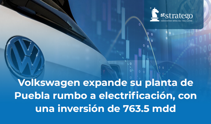 Volkswagen expande su planta de Puebla rumbo a electrificación, con una inversión de 763.5 mdd