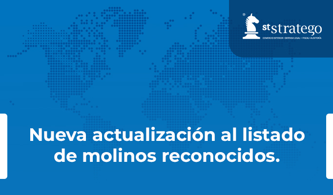 Nueva actualización al listado de molinos reconocidos.