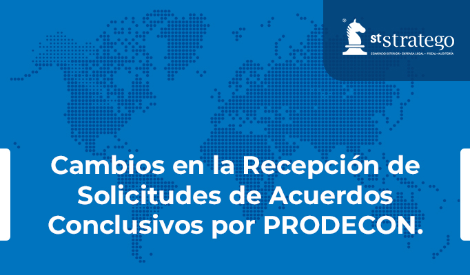 Cambios en la Recepción de Solicitudes de Acuerdos Conclusivos por PRODECON.