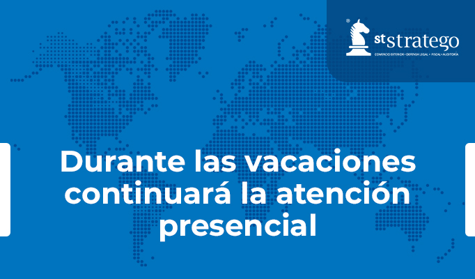 Durante las vacaciones continuará la atención presencial.