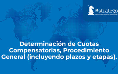 Determinación de Cuotas Compensatorias, Procedimiento General (incluyendo plazos y etapas).