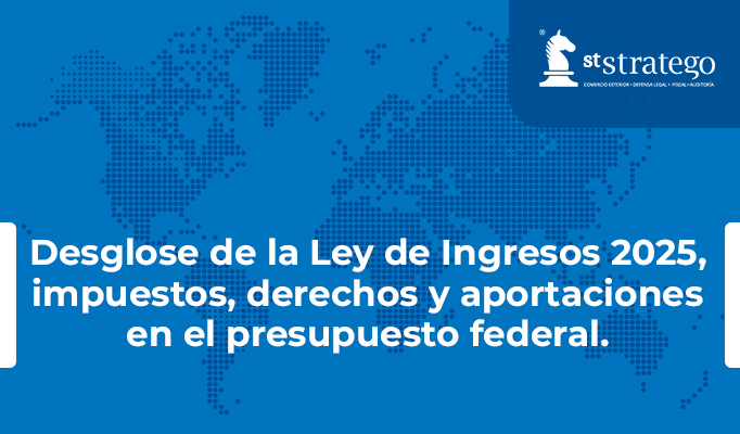 Desglose de la Ley de Ingresos 2025, impuestos, derechos y aportaciones en el presupuesto federal.