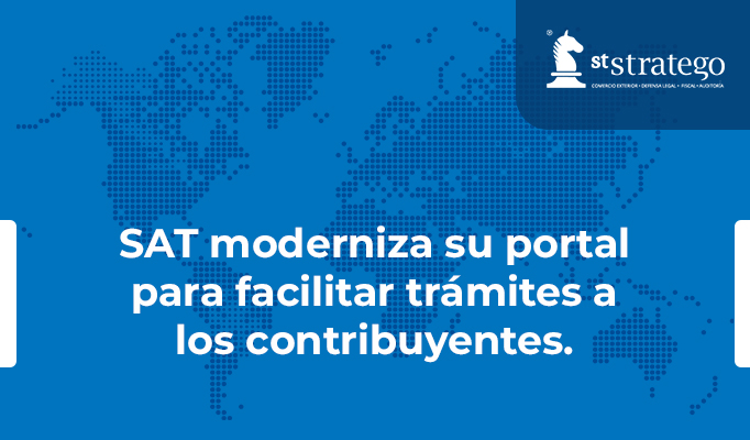 SAT moderniza su portal para facilitar trámites a los contribuyentes.